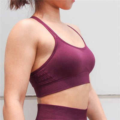 Seamless Double-Strap Sports Bra – Quick-Dry Yoga & Running Tank for Women, Plus Size
