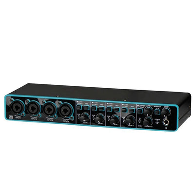 Professional USB Audio Interface – 4x4 Sound Card with Mic Preamplifier for Studio Recording & Instruments