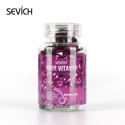 30pcs Sevich Hair Vitamin Capsules – Keratin Complex Oil for Hair Loss, Frizz Repair & Silky Smooth Hair