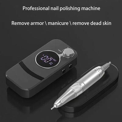 35000RPM Rechargeable Electric Nail Drill – Portable Professional File for Acrylic & Gel Nails