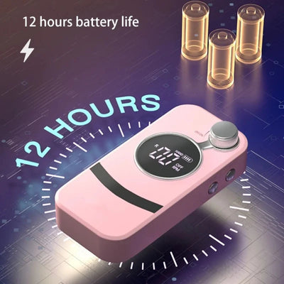 35000RPM Rechargeable Electric Nail Drill – Portable Professional File for Acrylic & Gel Nails