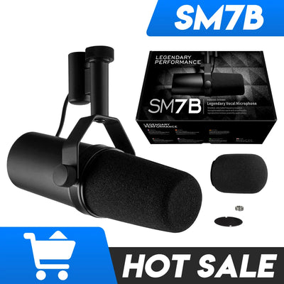 SM7B Studio Dynamic Microphone – Professional Cardioid Mic for Recording, Podcasts & Live Vocals