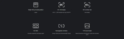 YVR 1 All-in-One VR Headset – 4K Virtual Reality with 6DoF & Infrared Optical Controllers