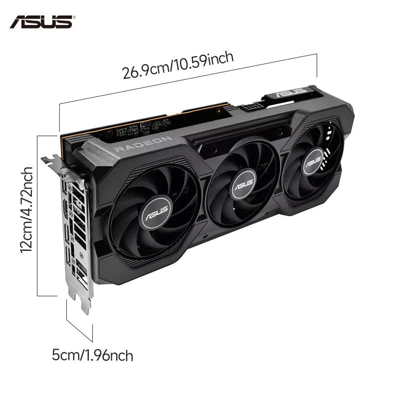 ASUS RX 7650 GRE 8GB Graphics Card – 2K High Refresh Rate AMD Gaming GPU