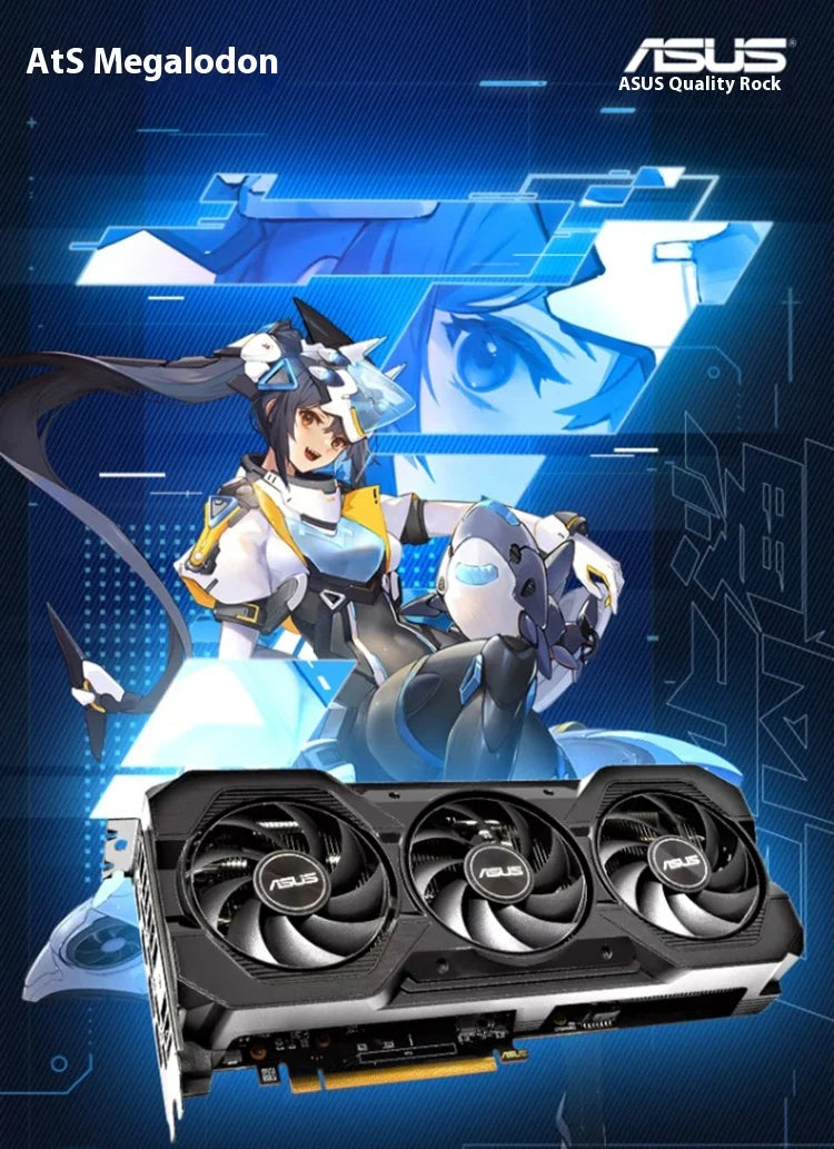 ASUS RX 7650 GRE 8GB Graphics Card – 2K High Refresh Rate AMD Gaming GPU